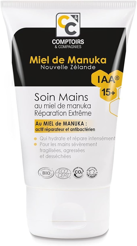 Soin mains réparation extrême au miel de Manuka IAA15+ BIO 6 x 50 ml