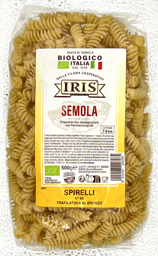 Spirelli blanc BIO 12 x 500 gr