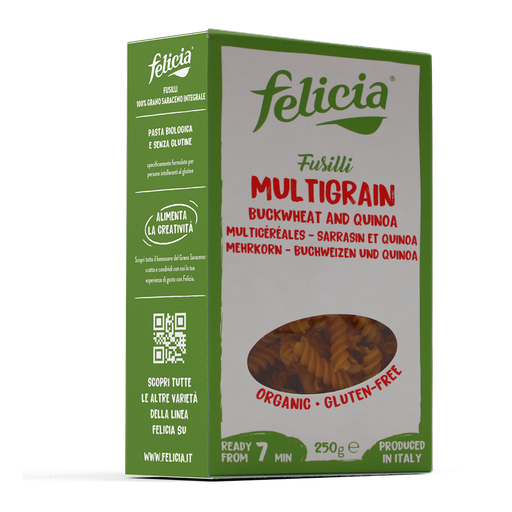 [FEL5636] Fusilli Multigrains sans gluten BIO 10 x 250 gr