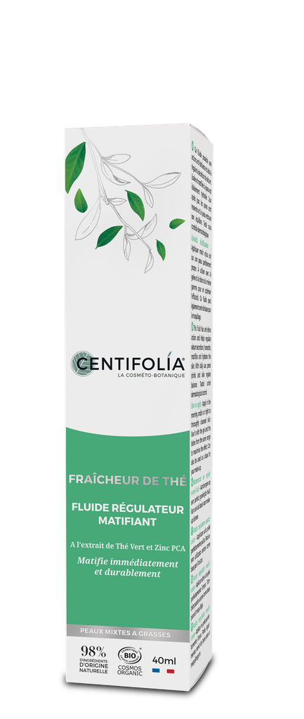 Fluide régulateur matifiant - Fraîcheur de Thé BIO 6 x 40 ml