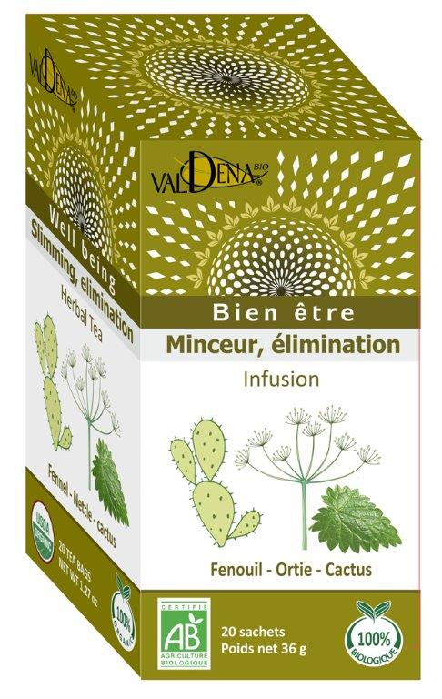 Valdena BIO 12 x 20 infusion fenouil/cactus/orties