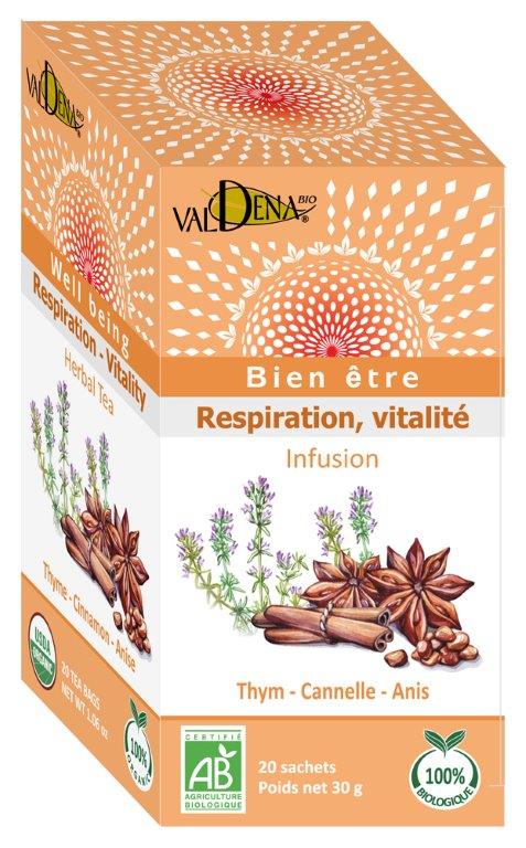 Valdena BIO 12 x 20 infusion thym/cannelle/anis