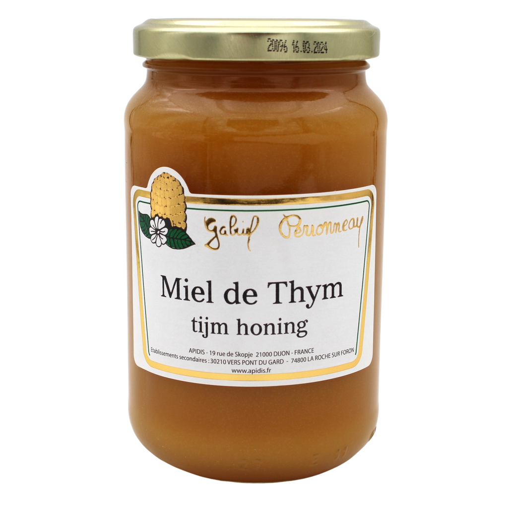 Miel de Thym ES NON-BIO 500 gr — Carton de 6 pces