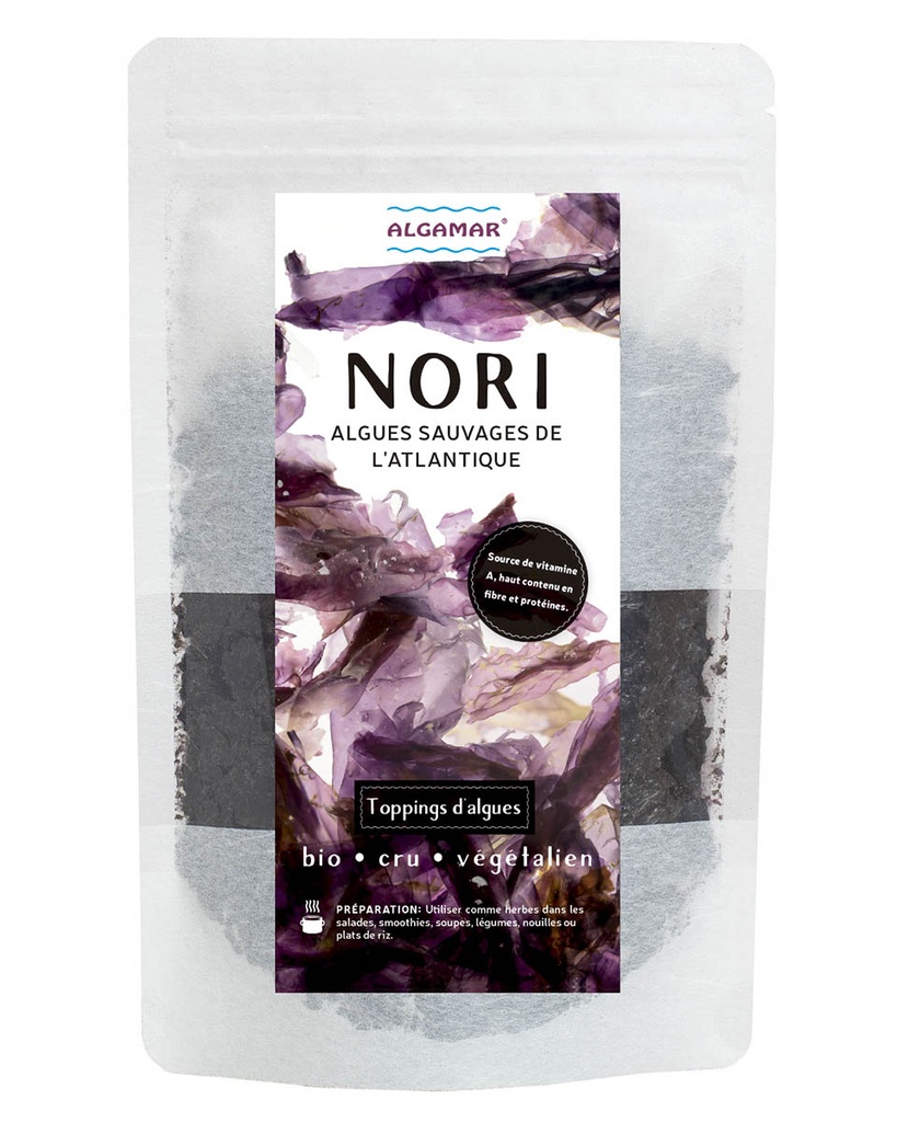 Algue NORI Topping BIO 25 gr — Carton de 8 pces