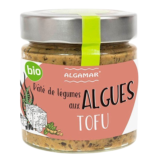 Pâté de légumes aux algues, Tofu BIO 180 gr — Carton de 16 pces