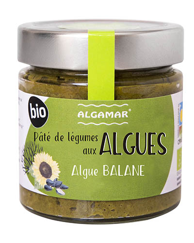 Pâtés de légumes aux algues Barnacle BIO 180 gr — Carton de 8 pces