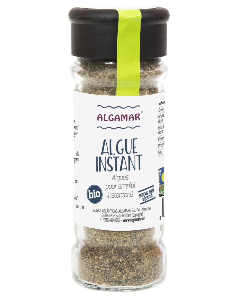 Algues instantanées (spaghetti de mer poudre) BIO 70 gr                                                                                                 — Carton de 9 pces