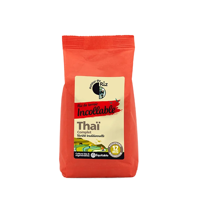 Riz thaï complet étuvé BIO 500 gr — Carton de 12 pces