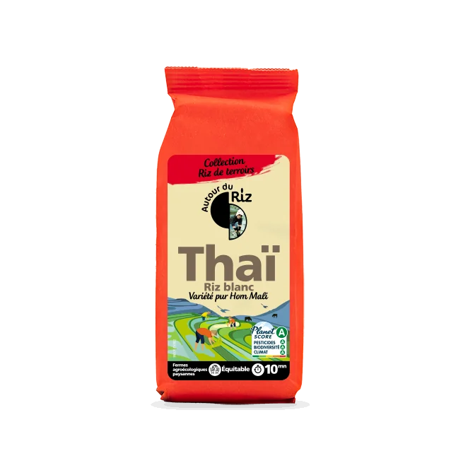 Riz thaï blanc - commerce équitable BIO 12  x 500 gr