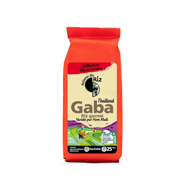 Riz germé Gaba sans gluten BIO 12 x 500 gr