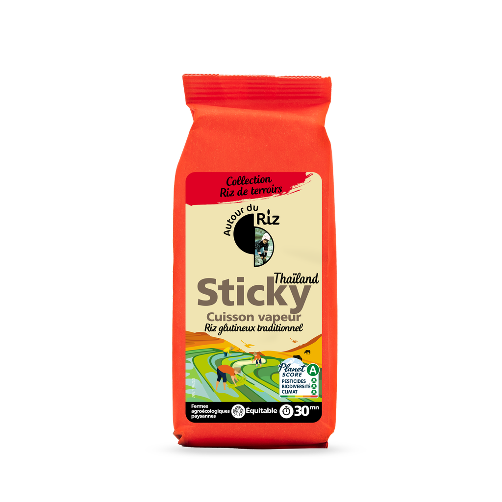 Sticky Rice cuisson vapeur BIO 500 gr — Carton de 12 pces