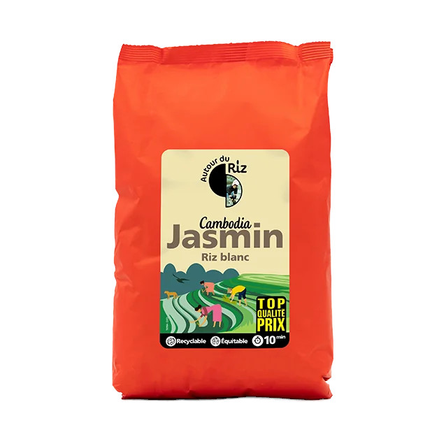 Riz Jasmin blanc - commerce équitable BIO 4 x 2 kg