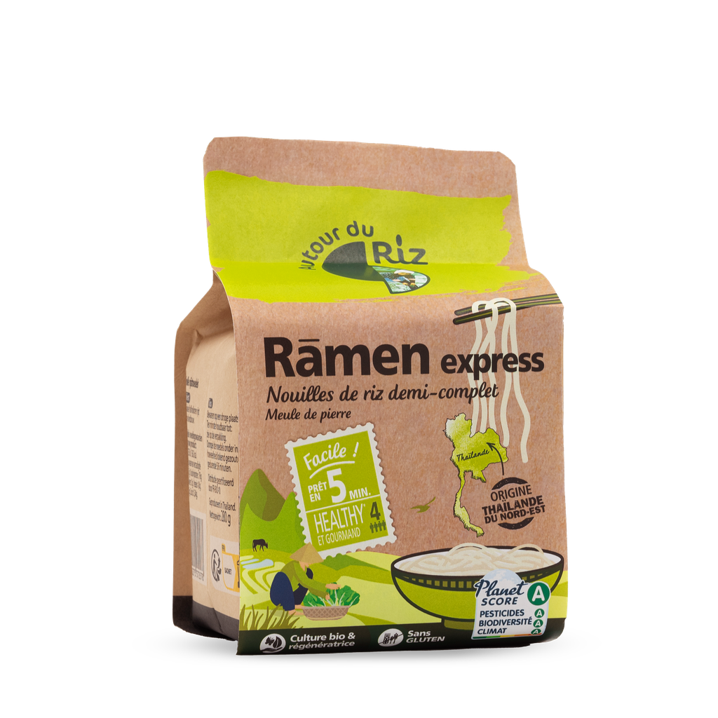 Rãmen de riz 1/2 complet BIO 280 gr — Carton de 12 pces