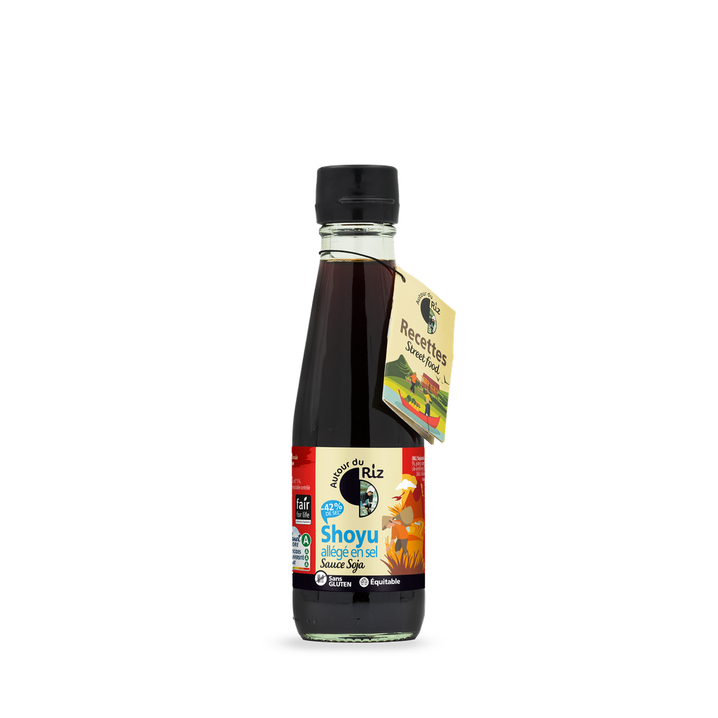 Shoyu sauce soja allégé en sel 200 ml — Carton de 6 pces