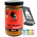 Pâte de curry rouge moyen BIO 6 x 100 gr