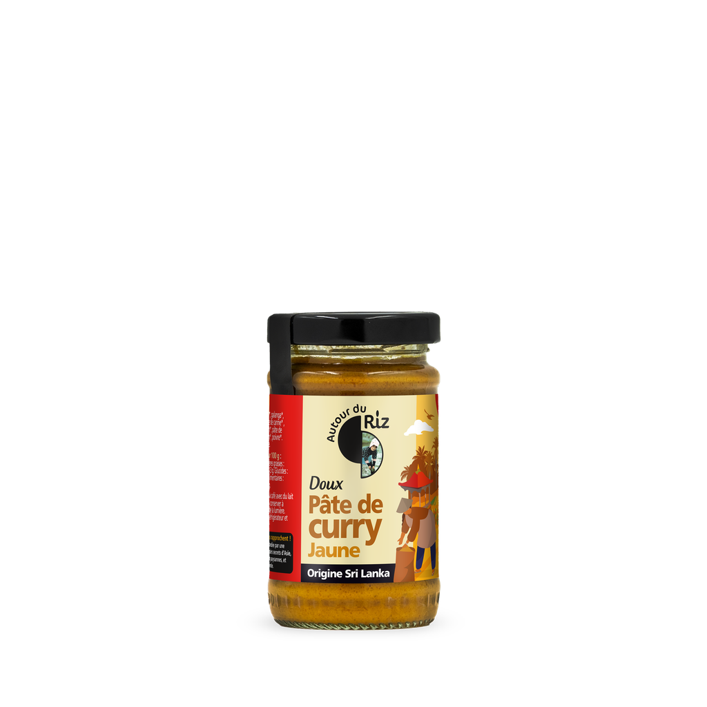 Pâte de curry jaune doux BIO 6 x 100 gr