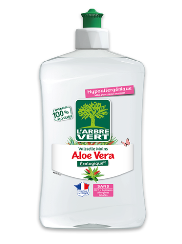 Liquide vaisselle mains Aloe Vera 12 x 500ml