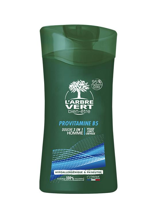 Corps & cheveux 3 en 1 (corps, visage, cheveux) homme à la Provitamine B5 6 x 250ml
