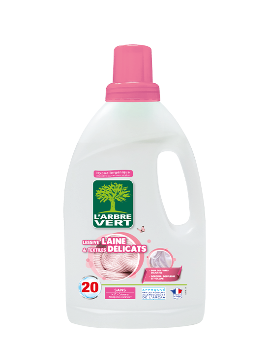 Lessive laine & textiles délicats 20 doses 4 x 1,2 L