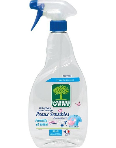 Détachant avant lavage spray peaux sensibles 10 x 740ml