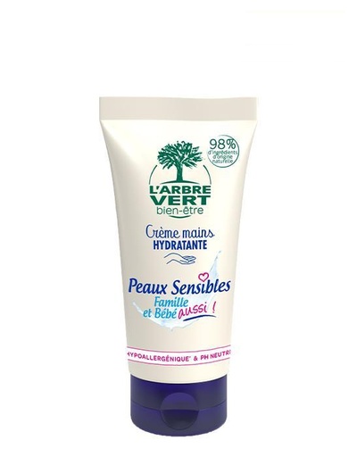 Crème hydratante pour les mains peaux sensibles 12 x 75 ml
