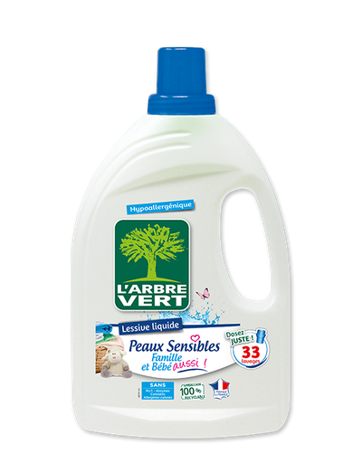 Lessive liquide peaux sensible 6 x 1,53 L - 34 lavages