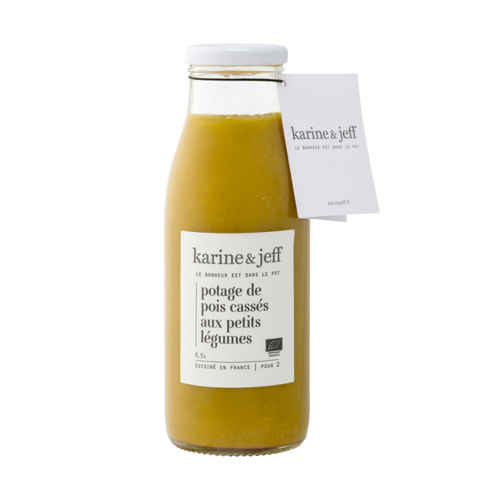 Potage de pois cassés aux petits légumes BIO 6 x 0,5 L