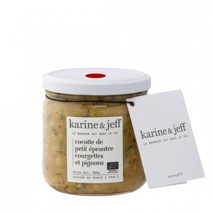 Cocotte de petit épeautre, courgettes et pignons de pin BIO 6 x 350 gr