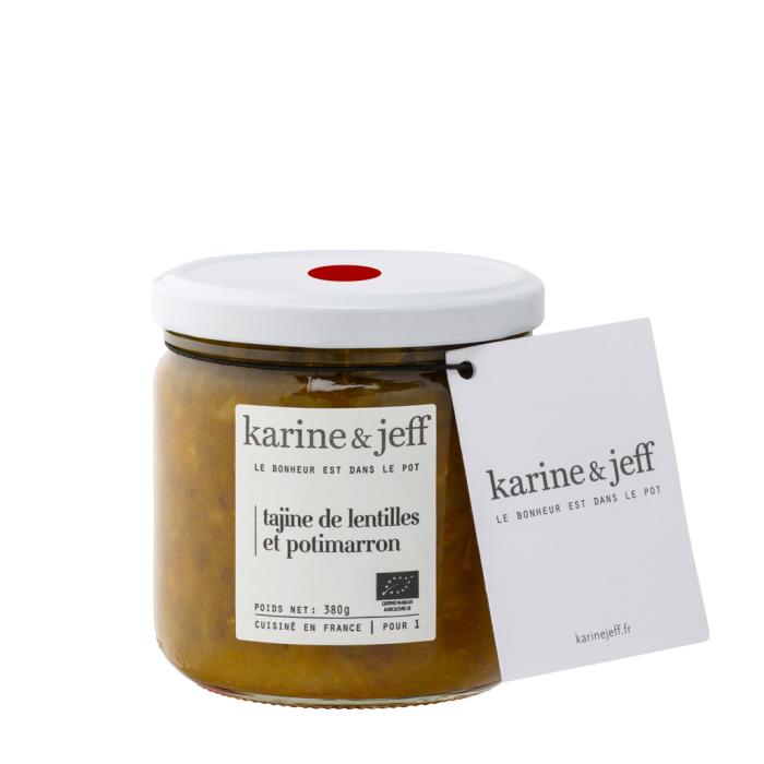 Tajine de lentilles et potimarron BIO 6 x 340 gr