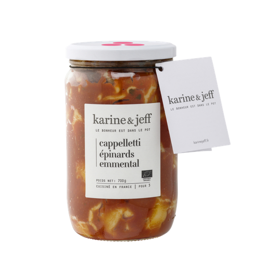 Cappelletti épinards emmental BIO 6 x 680 gr