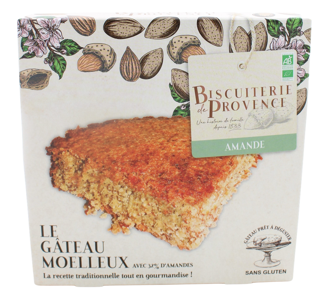 Gateau aux amandes nature sans gluten BIO 10 x étui