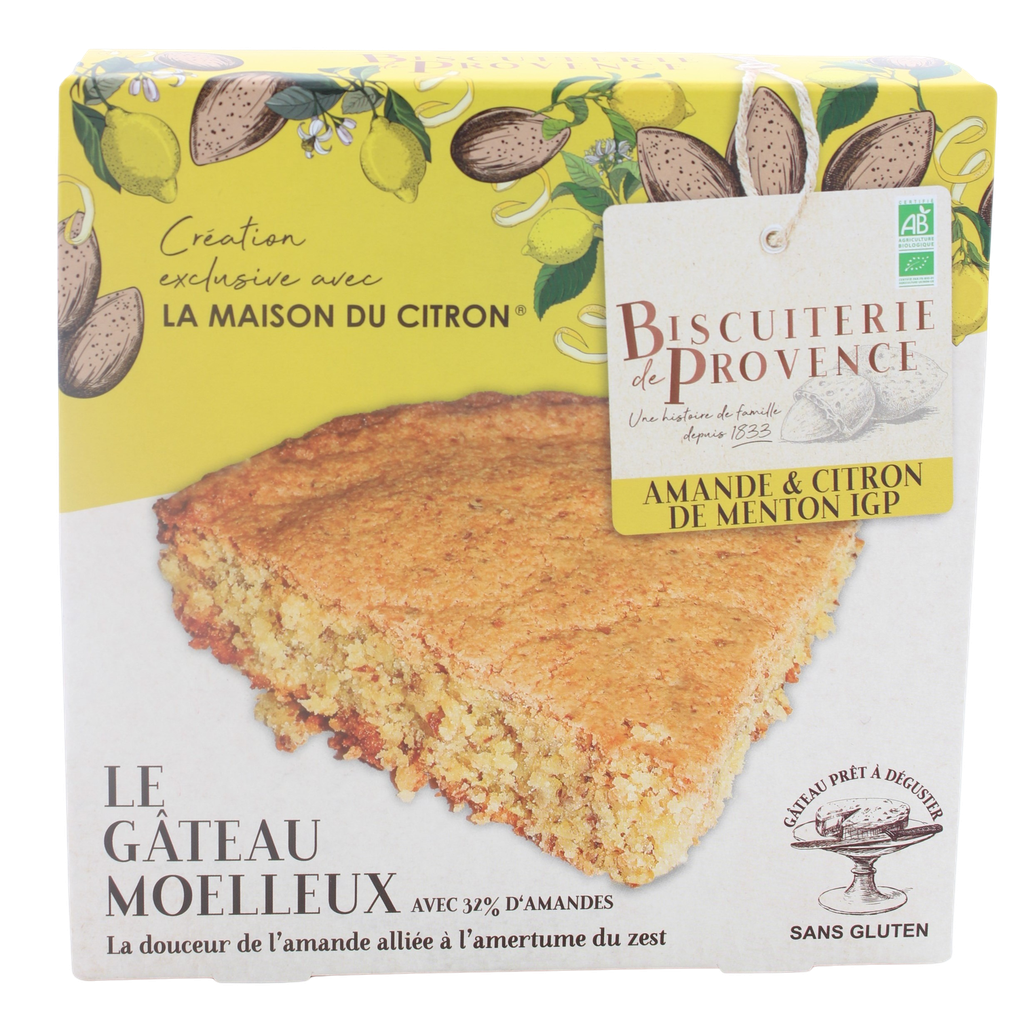 Gateau amandes - citron sans gluten BIO — Carton de 10 pces