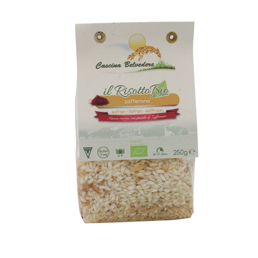Risotto au safran BIO 250 gr — Carton de 8 pces