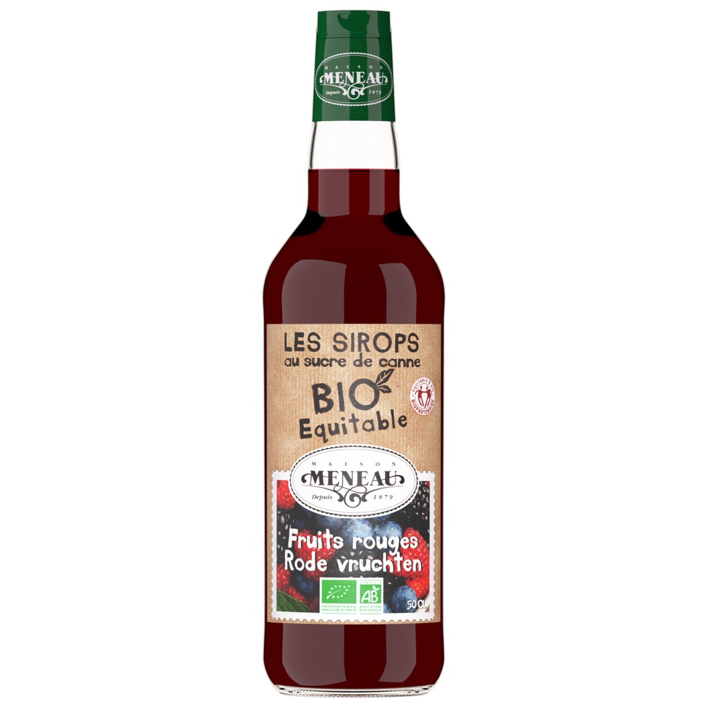 Sirop de fruits rouges BIO 6 x 50 cl