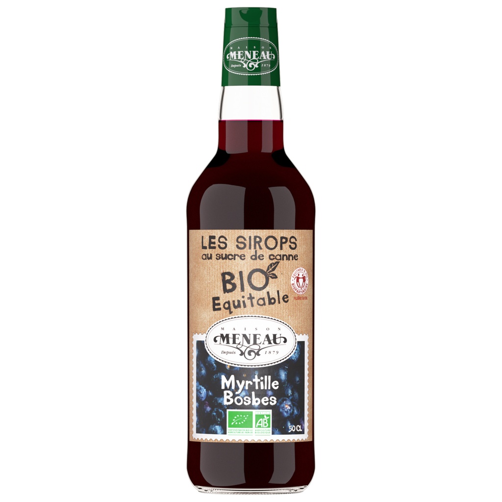 Sirop de myrtille BIO 6 x 50 cl