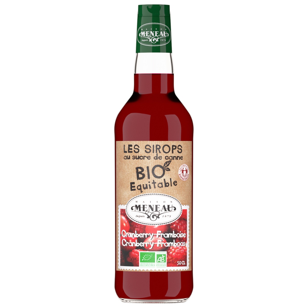 Sirop canneberge-framboise BIO 6 x 50 cl