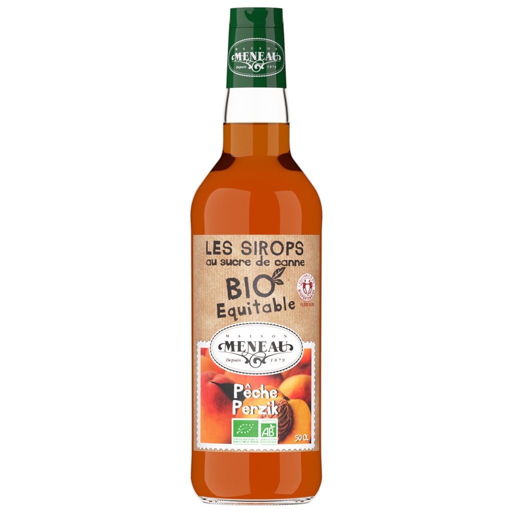 Sirop de pêche BIO 6 x 50 cl