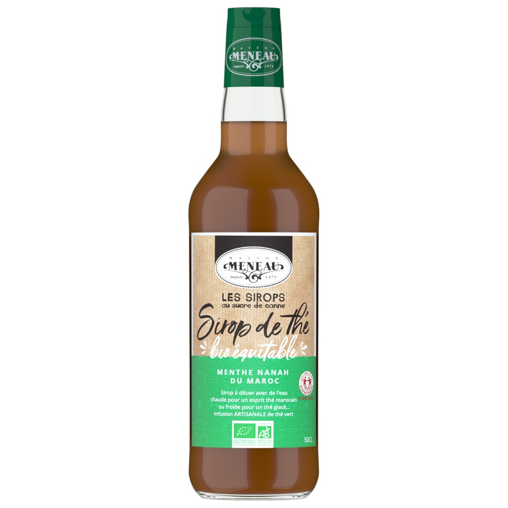 Sirop thé vert Menthe Marocaine BIO 6 x 50 cl