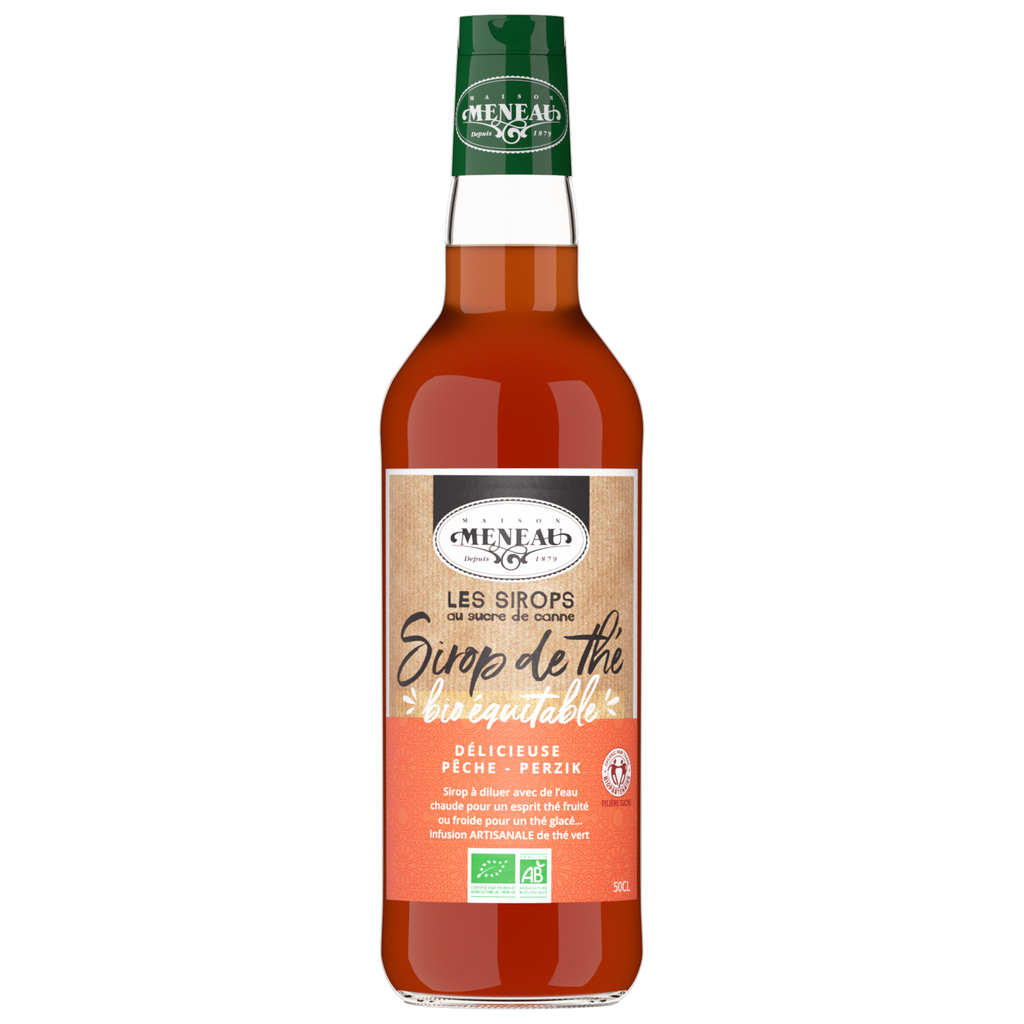 Sirop thé vert pêche BIO 6 x 50 cl