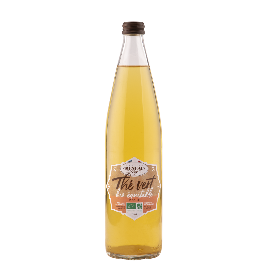 Thé vert pêche BIO 6 x 75 cl