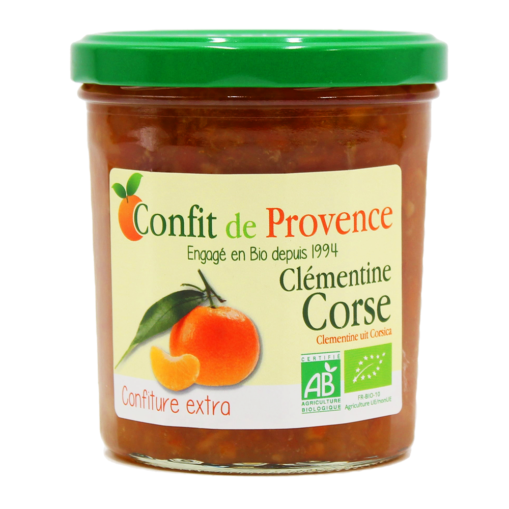 Confiture Extra - Clémentine de Corse BIO 370gr — Carton de 6 pces