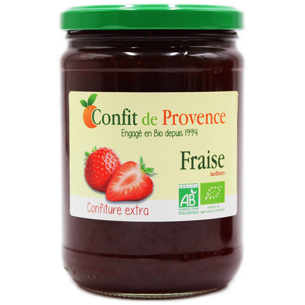 Confiture Extra - Fraise BIO 6 x 650 gr