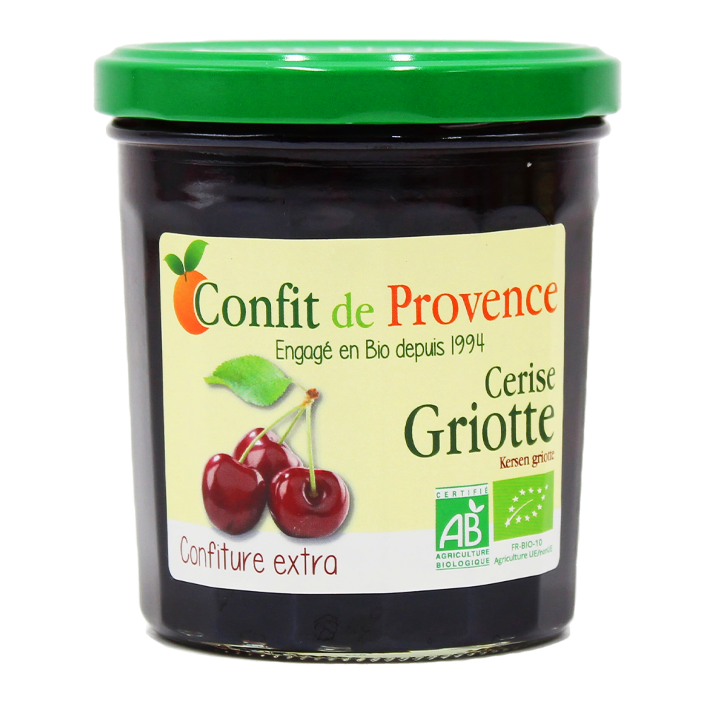 Confiture Cerise Griottes BIO 6 x 370 gr