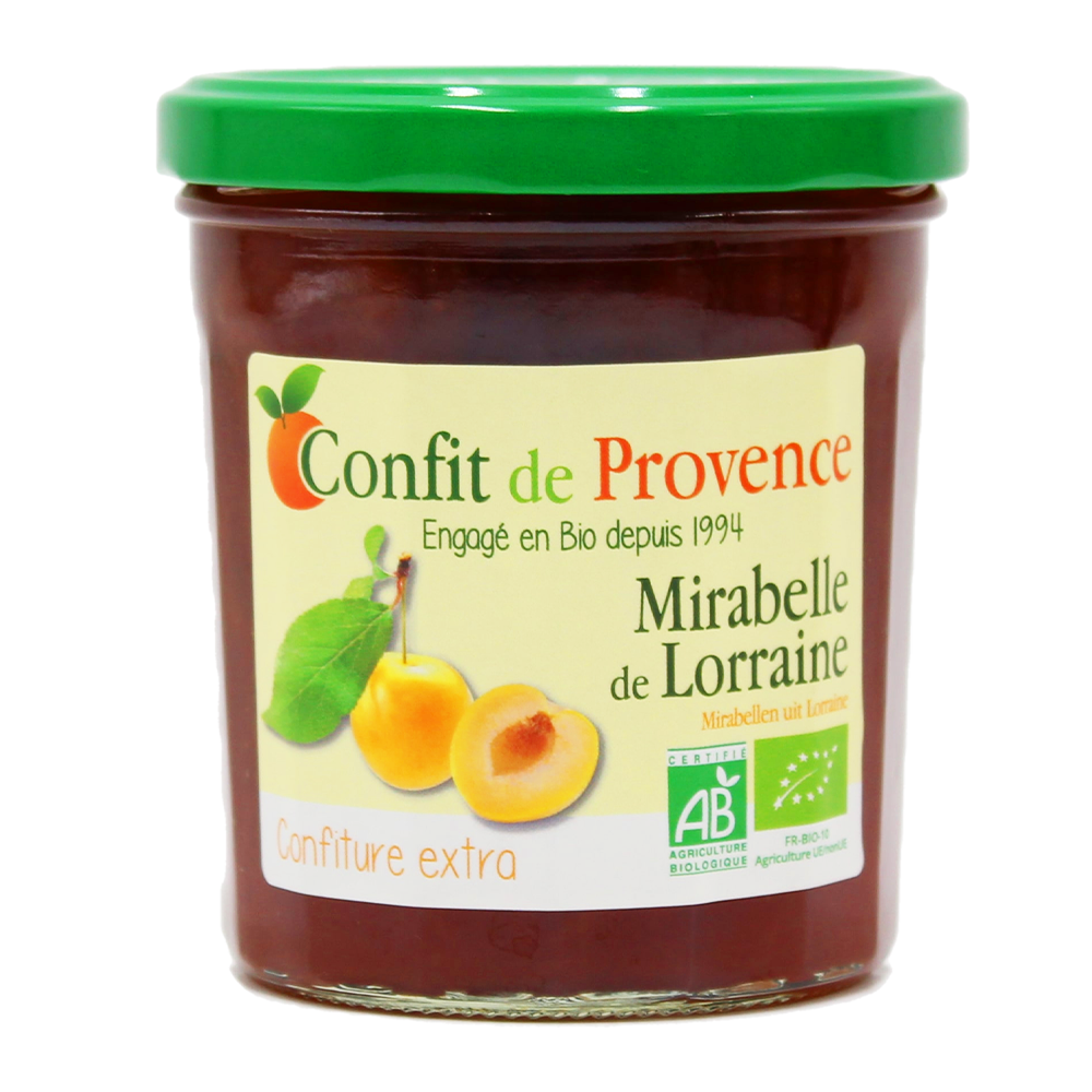 Confiture Extra - Mirabelle de Lorraine BIO 370 gr — Carton de 6 pces