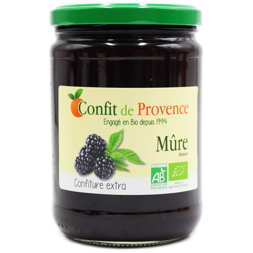 Confiture Extra - Mûre BIO 650 gr — Carton de 6 pces