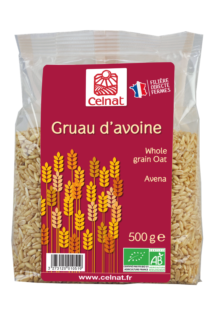Gruau d'avoine BIO 6 x 500 gr
