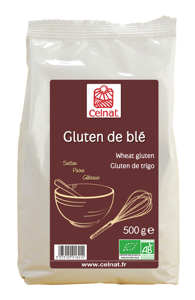 Gluten de blé BIO 6 x 500 gr