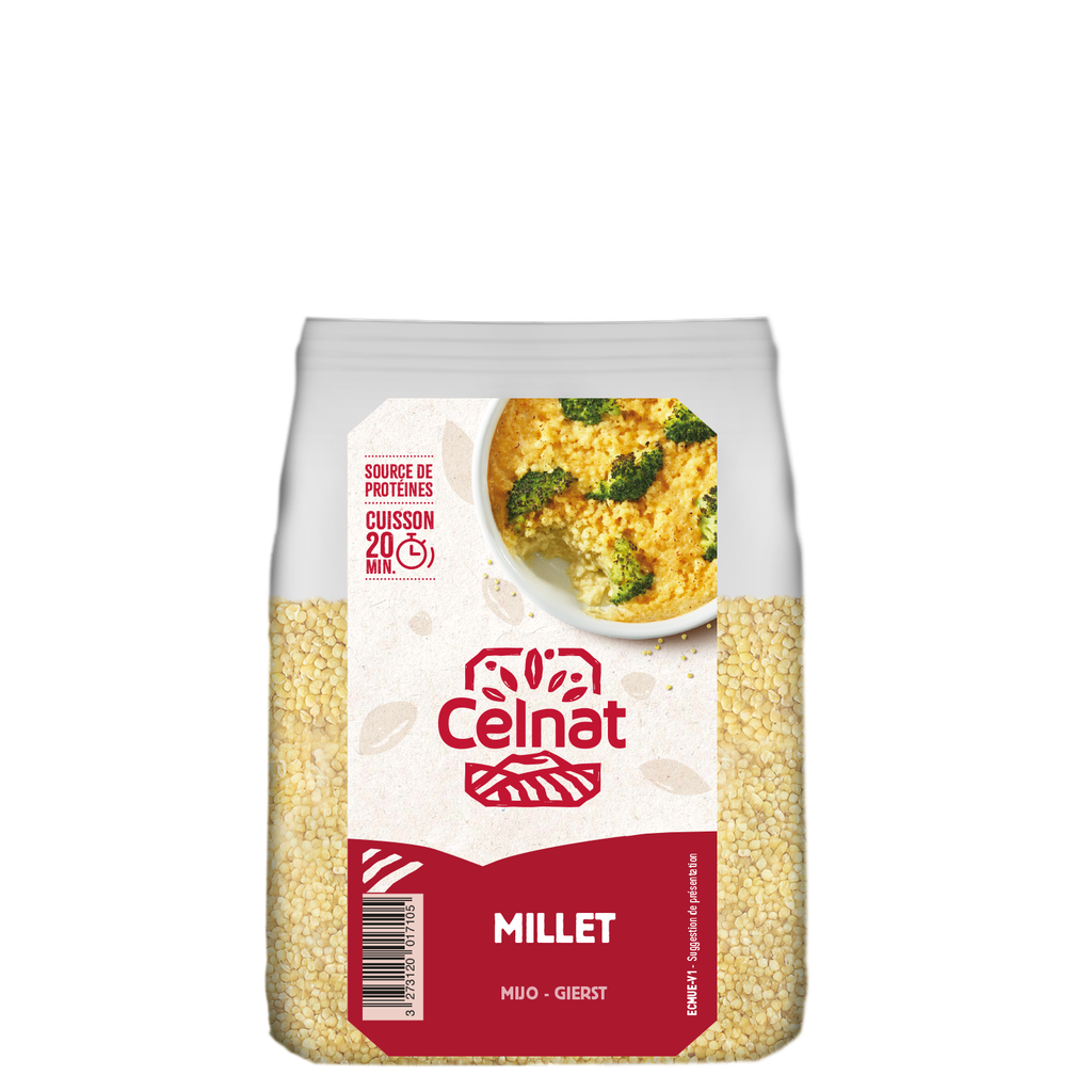 Millet BIO 500 gr — Carton de 6 pces