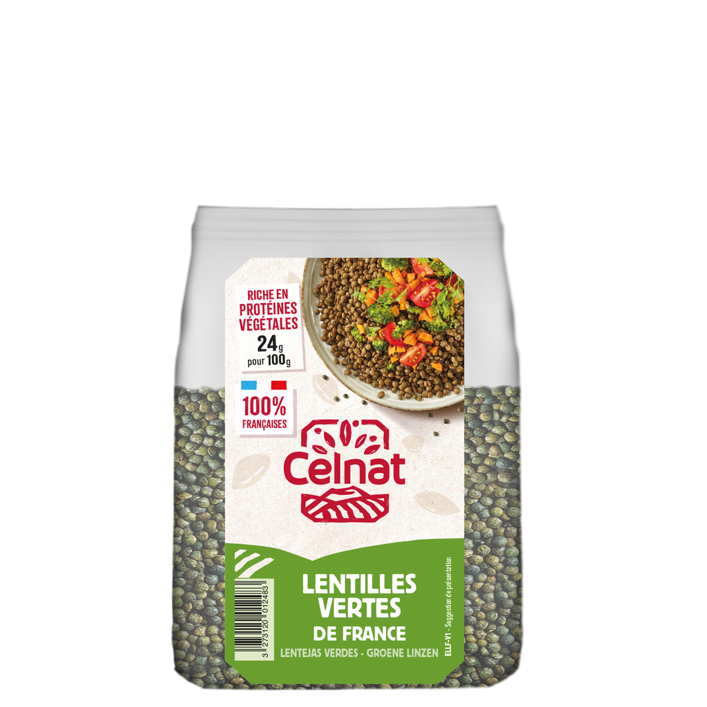 Lentilles vertes BIO 6 x 500 gr
