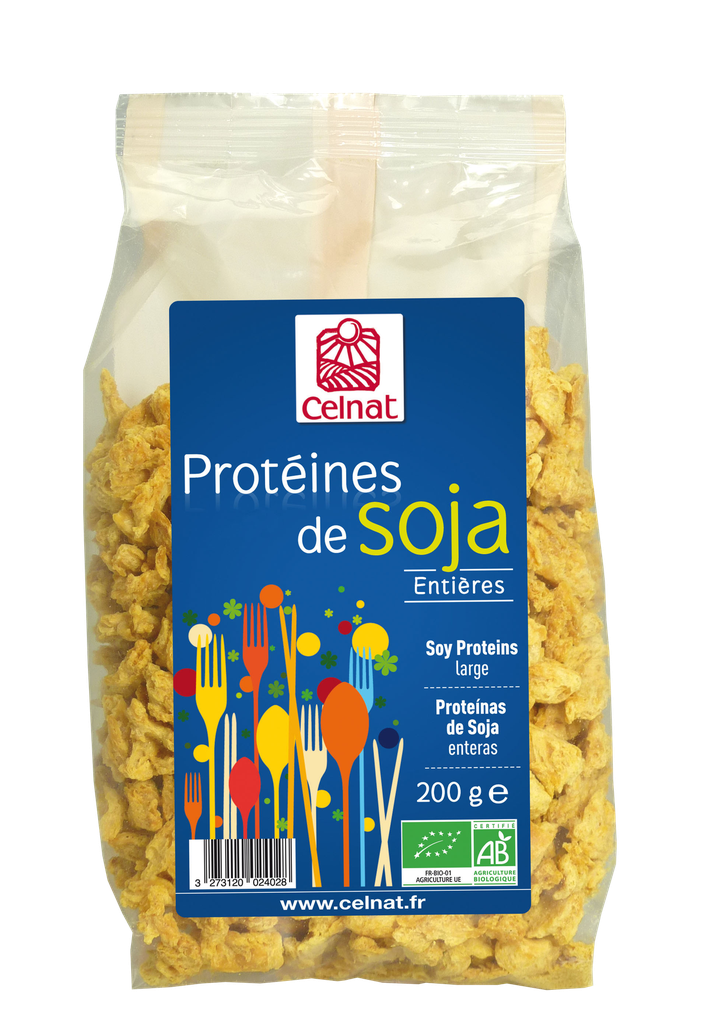 Protéines soja entières BIO 6 x 200 gr